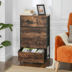 Comoda Songmics LGS45H (Rustic Brown/Black) Thumb