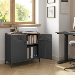 Тумба Songmics LSC102B01 (Rustic Brown/Black) Thumb