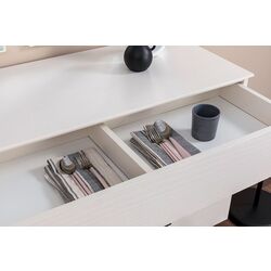 Tumba + Oglinda Studio Casa Linesideboard (White/Black) Thumb