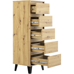 Comoda Tempo Kondela Bogan 5S40 (Artisan Oak) Thumb