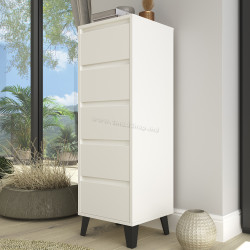 Comoda Tempo Kondela Bogan 5S40 (White)