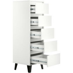 Комод Tempo Kondela Bogan 5S40 (White) Thumb