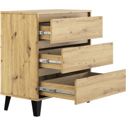 Комод Tempo Kondela Bogan New 3S70 (Artisan Oak) Thumb