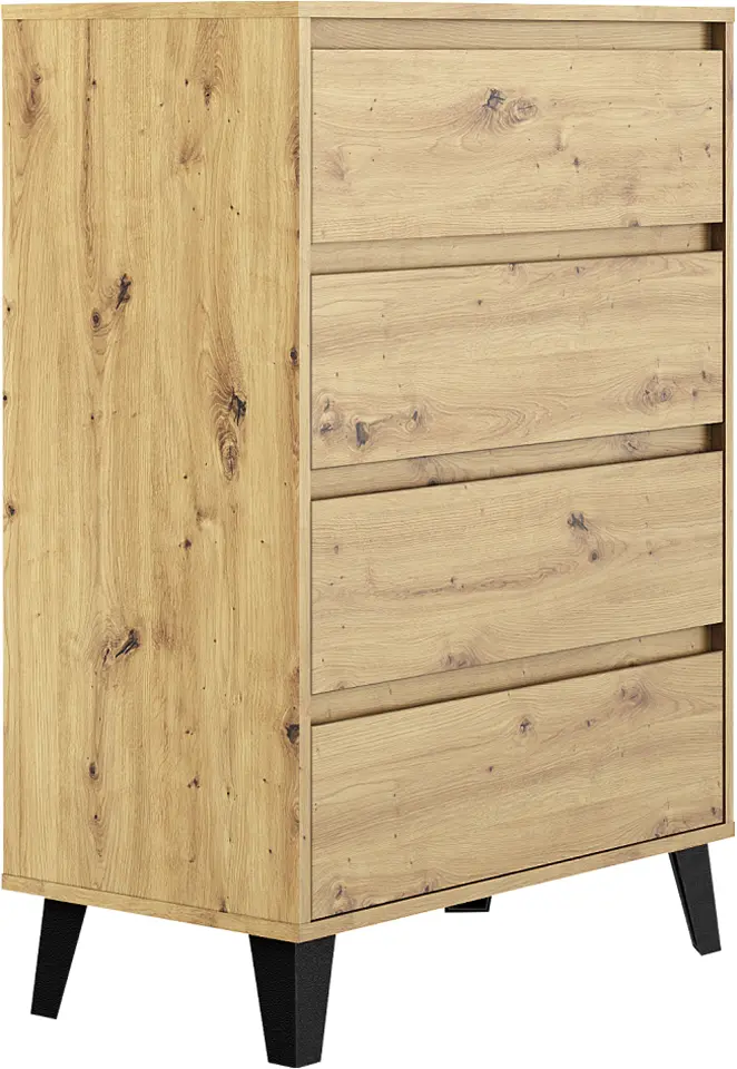 Комод Tempo Kondela Bogan New 4S70 (Artisan Oak) - 3