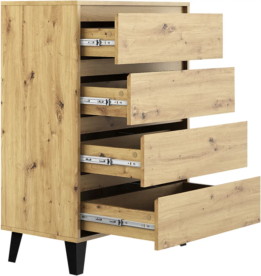 Комод Tempo Kondela Bogan New 4S70 (Artisan Oak) - 4