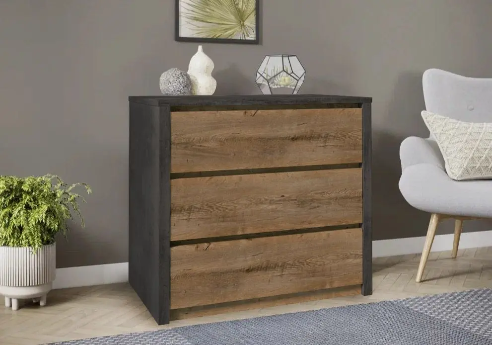 Comod Tempo Kondela Montana K3S (Lefkas Oak Dark/Smooth Gray)