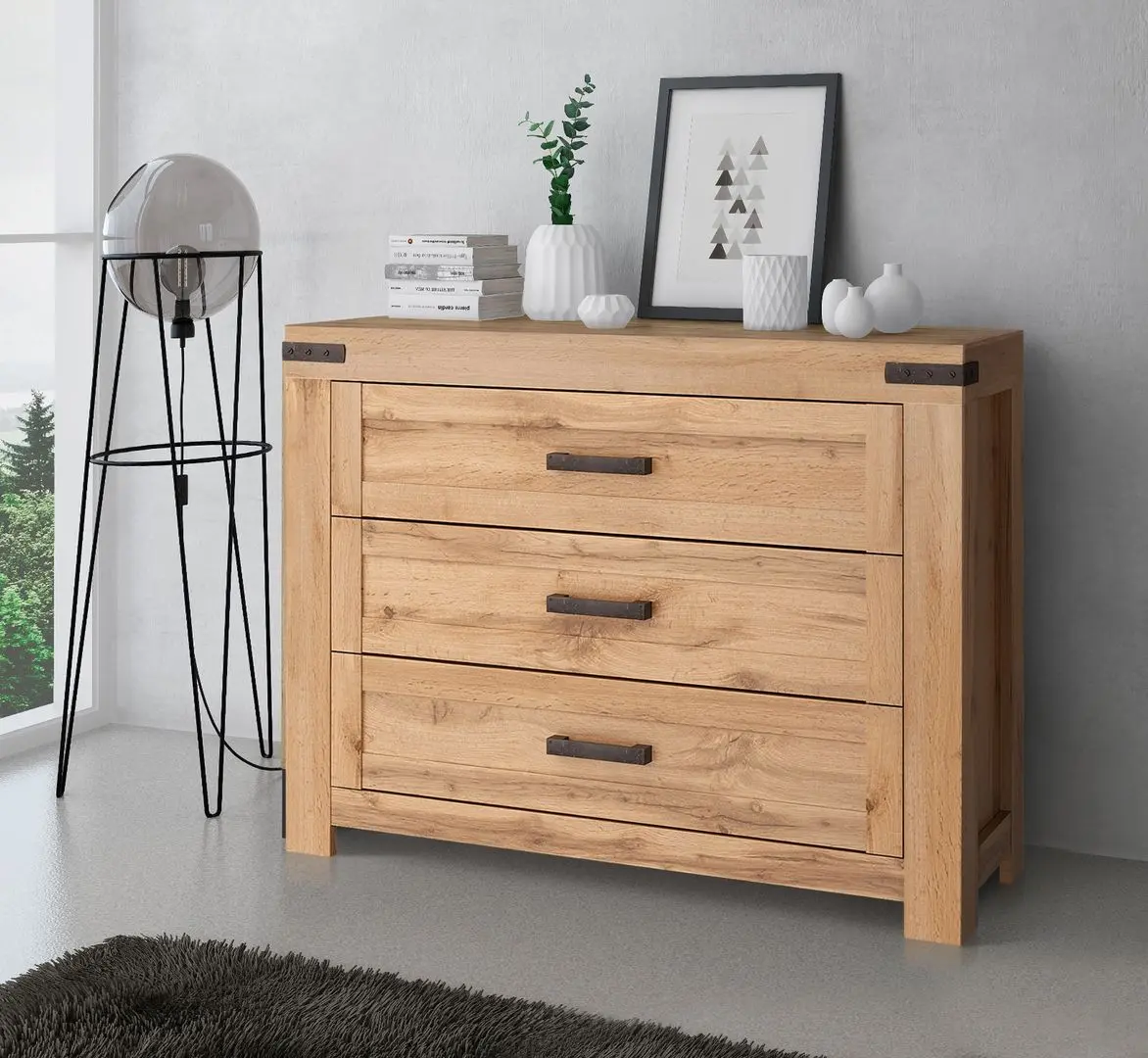 Комод Tempo Kondela Moratiz 3S (Wotan Oak)