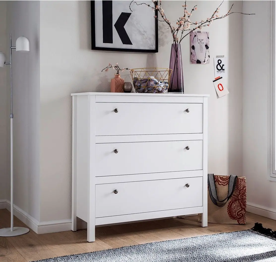 Comoda Tempo Kondela Olje 3S (White)