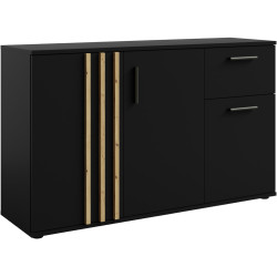 Comoda Tempo Kondela Tolis Typ 2 3D1S (Black/Artisan Oak) Thumb