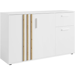 Комод Tempo Kondela Tolis Typ 2 3D1S (White/Artisan Oak) Thumb