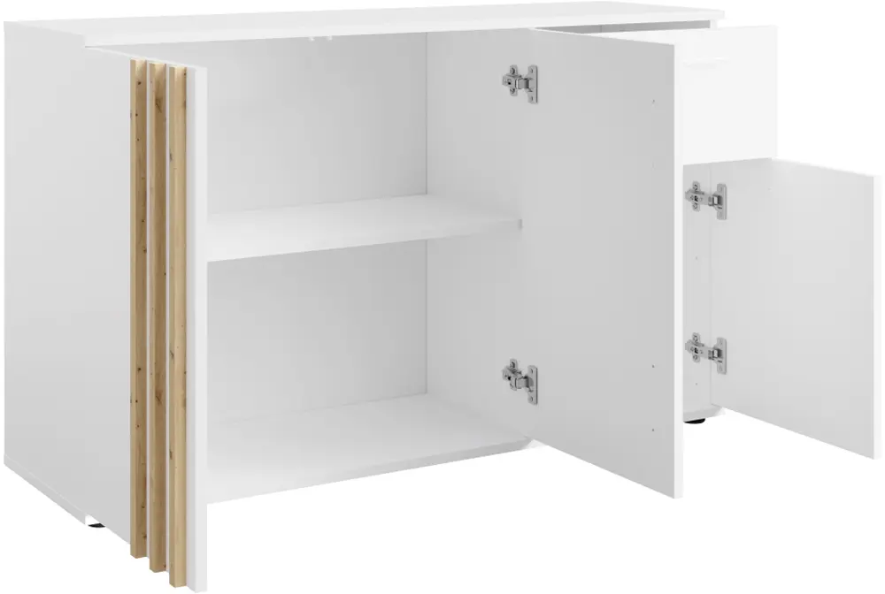 Комод Tempo Kondela Tolis Typ 2 3D1S (White/Artisan Oak)