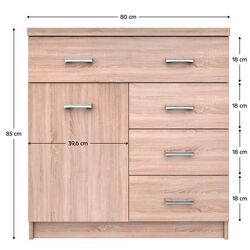 Tumba Tempo Kondela Topty Typ 20 1D4S (Sonoma Oak) Thumb