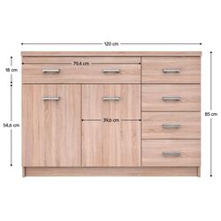 Tumba Tempo Kondela Topty Typ 22 2D5S (Sonoma Oak) Thumb