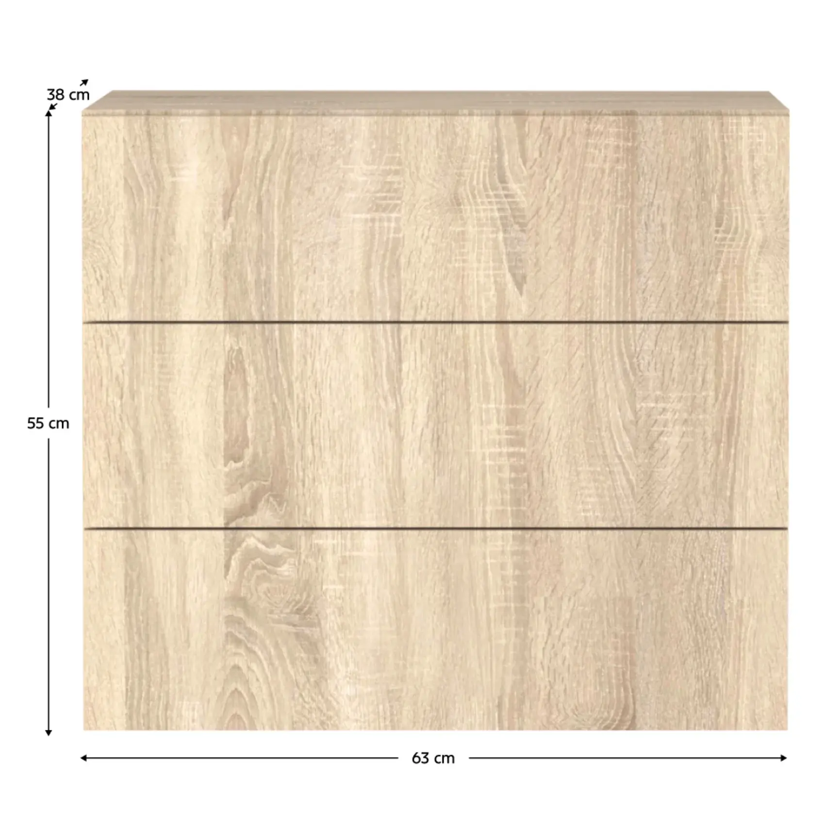 Comoda Tempo Kondela Vertio KOM3S (Sonoma Oak) - 5