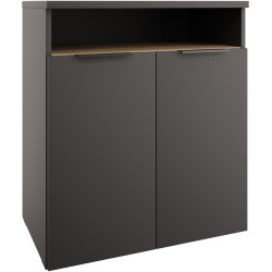 Тумба Tempo Kondela Adapo ADP04 (Anthracite/Cremona Oak) Thumb