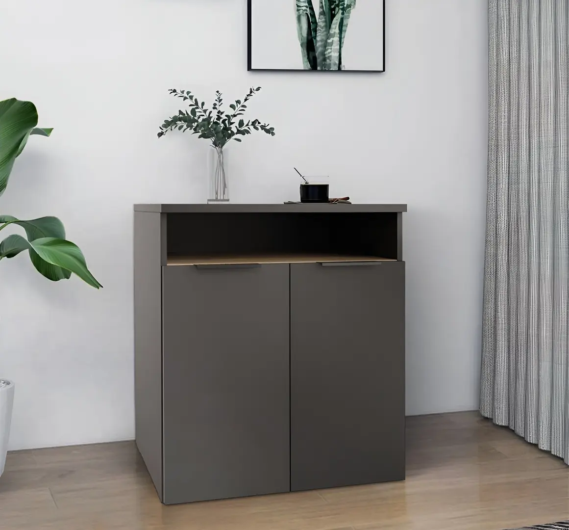 Тумба Tempo Kondela Adapo ADP04 (Anthracite/Cremona Oak)