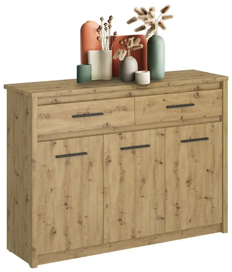 Тумба Tempo Kondela Airon 3D2S (Artisan Oak) - 4