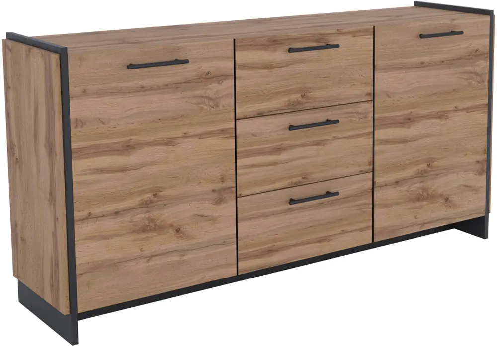 Tumba Tempo Kondela Amoni 2D3S (Wotan Oak/Black)