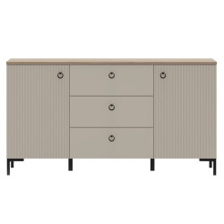 Tumba Tempo Kondela Domca 2D3S (Taupe Grey-Brown/Silverjack Oak) Thumb