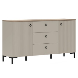 Tumba Tempo Kondela Domca 2D3S (Taupe Grey-Brown/Silverjack Oak) Thumb