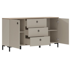 Tumba Tempo Kondela Domca 2D3S (Taupe Grey-Brown/Silverjack Oak) Thumb