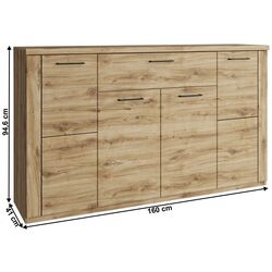 Tumba Tempo Kondela Dorsi 4D1S (Navarra Oak) Thumb