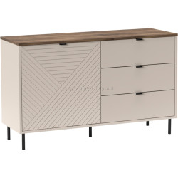 Тумба Tempo Kondela EYCO 1D3S (Cashmere/Castello Oak)