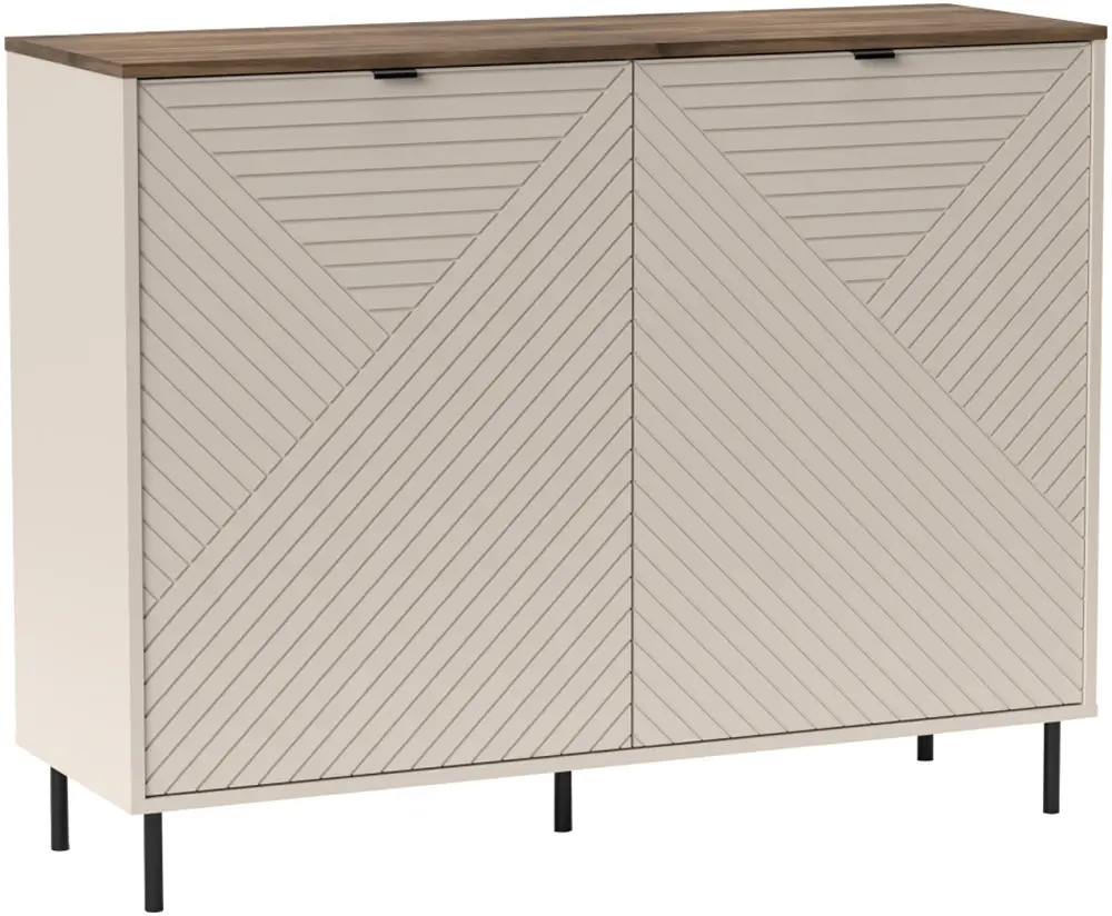 Тумба Tempo Kondela Eyco 2D (Cashmere/Castello Oak) - 2