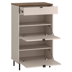Comoda Tempo Kondela EYCO 2D1S (Cashmere/Castello Oak) Thumb