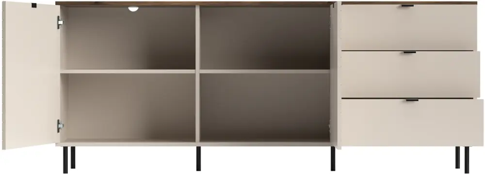 Тумба Tempo Kondela Eyco 2D3S (Cashmere/Castello Oak) - 3