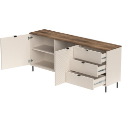 Тумба Tempo Kondela Eyco 2D3S (Cashmere/Castello Oak) Thumb