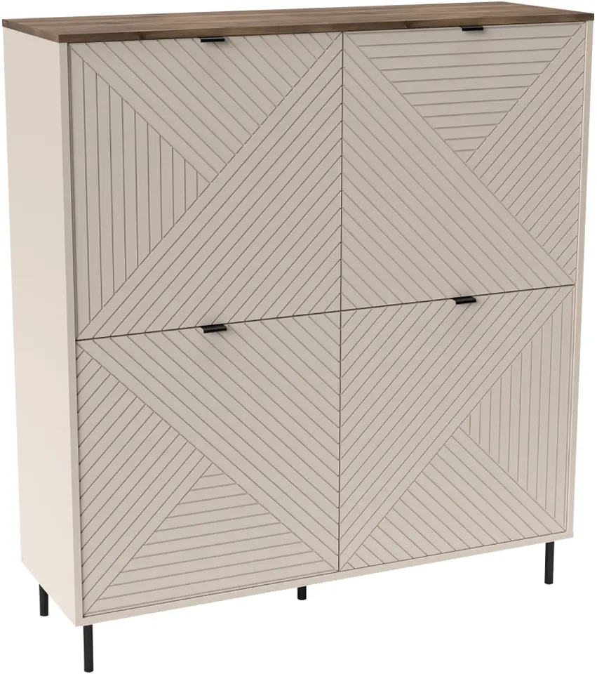 Тумба Tempo Kondela Eyco 4D (Cashmere/Castello Oak)