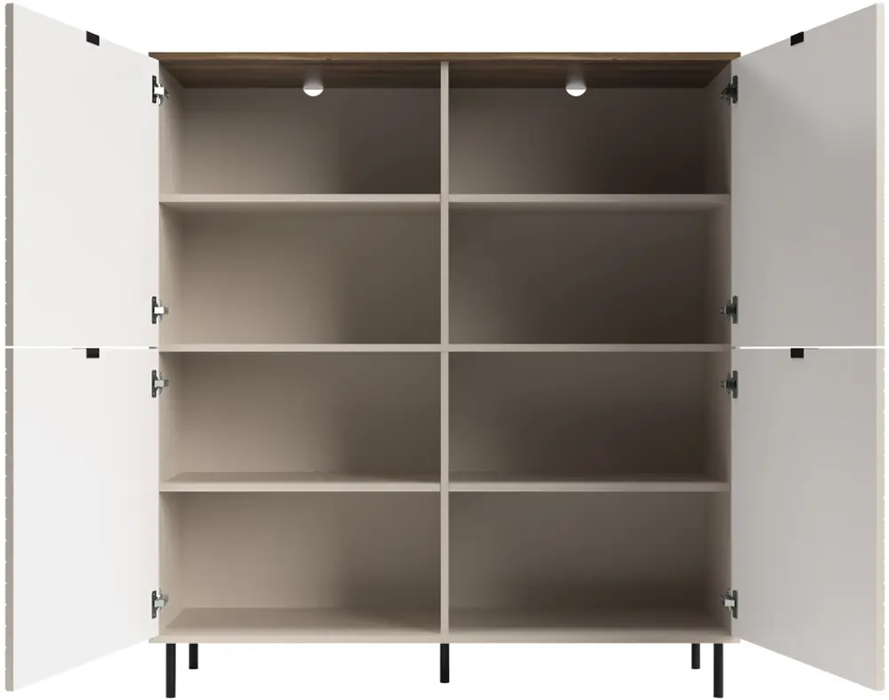 Тумба Tempo Kondela Eyco 4D (Cashmere/Castello Oak)