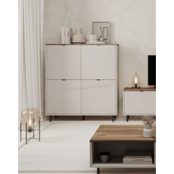 Tumba Tempo Kondela Eyco 4D (Cashmere/Castello Oak)