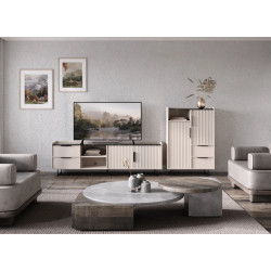 Tumba Tempo Kondela Fresio KOM2D2S (Cashmere/Dark Marble) Thumb