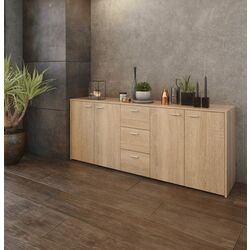 Tumba Tempo Kondela Hugos 74x180 (Sonoma Oak)