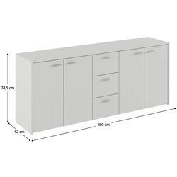 Tumba Tempo Kondela Hugos 74x180 (White) Thumb