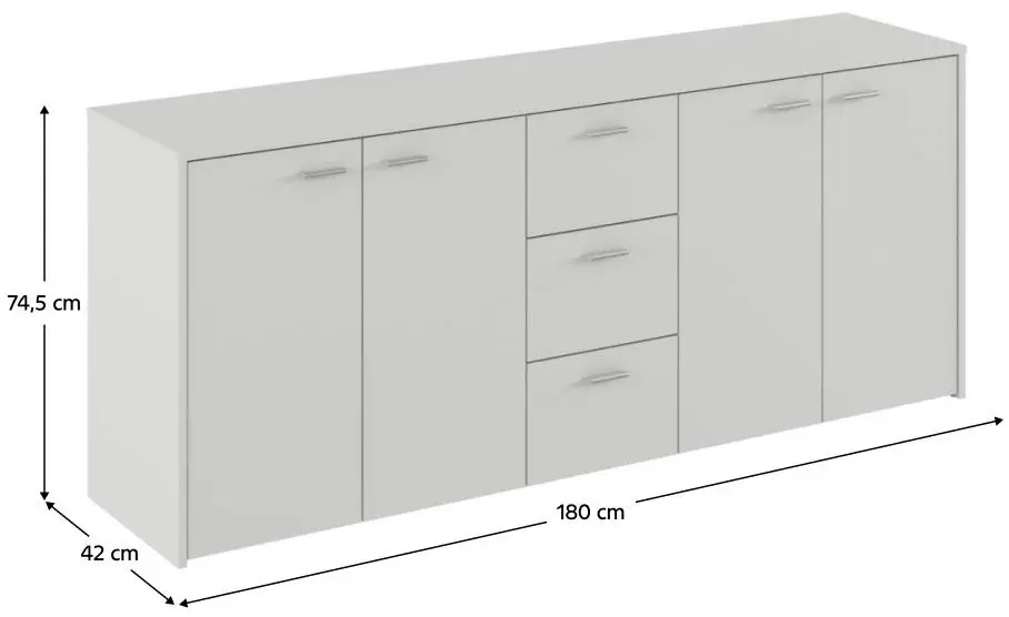 Tumba Tempo Kondela Hugos 74x180 (White)