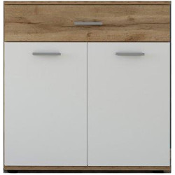 Тумба Tempo Kondela Iria 2D1S E (Wotan Oak/White) Thumb