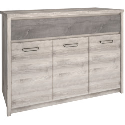 Тумба Tempo Kondela Jesi New 3D2S (Nairobi Chestnut/Onyx) Thumb