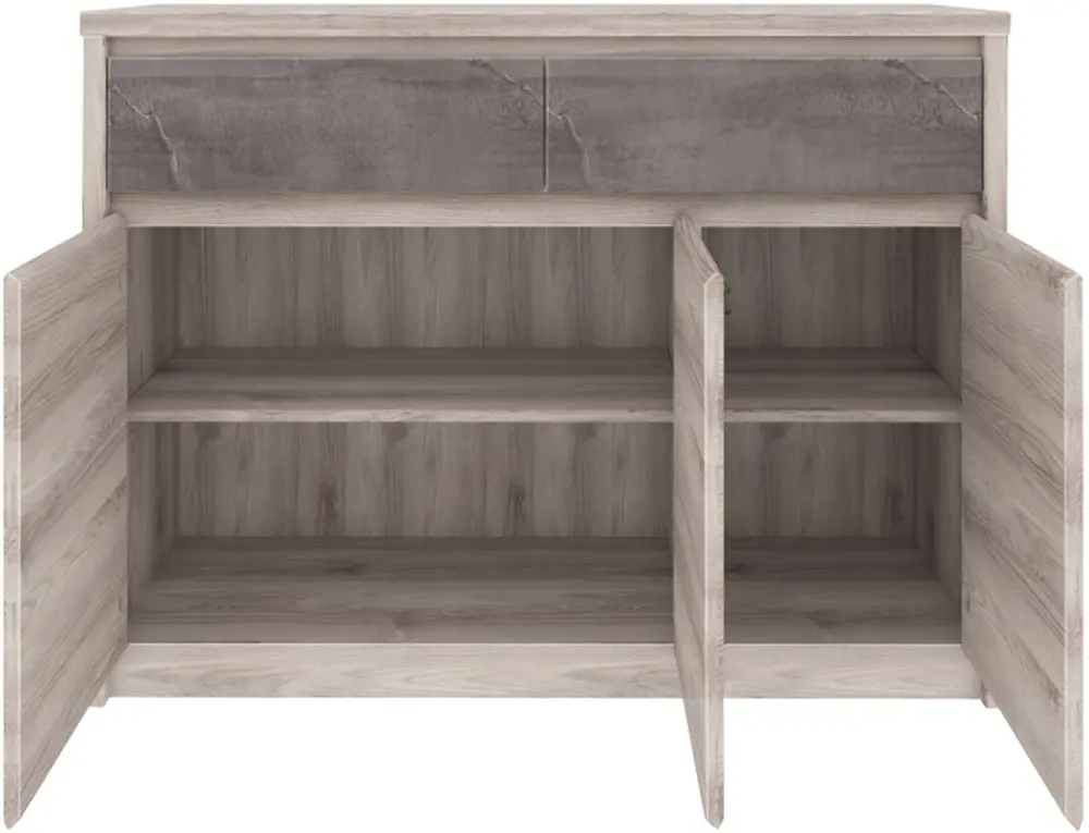 Тумба Tempo Kondela Jesi New 3D2S (Nairobi Chestnut/Onyx)