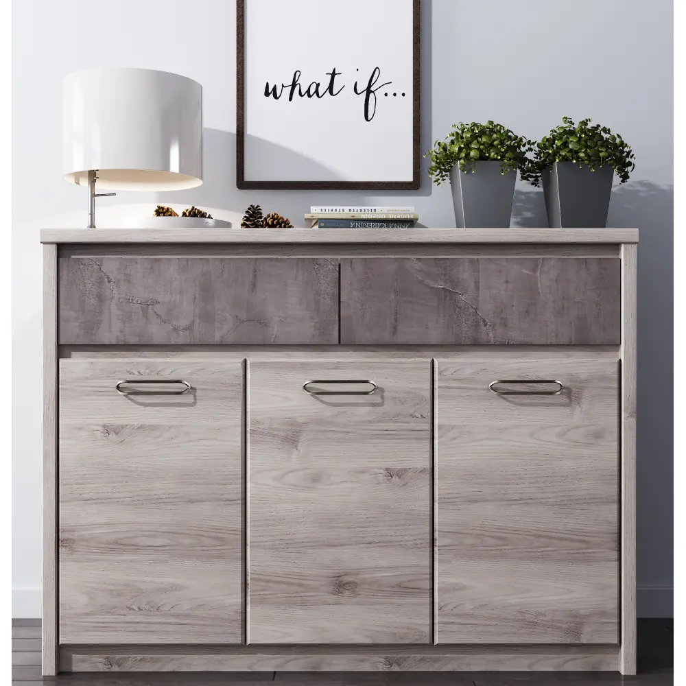 Тумба Tempo Kondela Jesi New 3D2S (Nairobi Chestnut/Onyx)