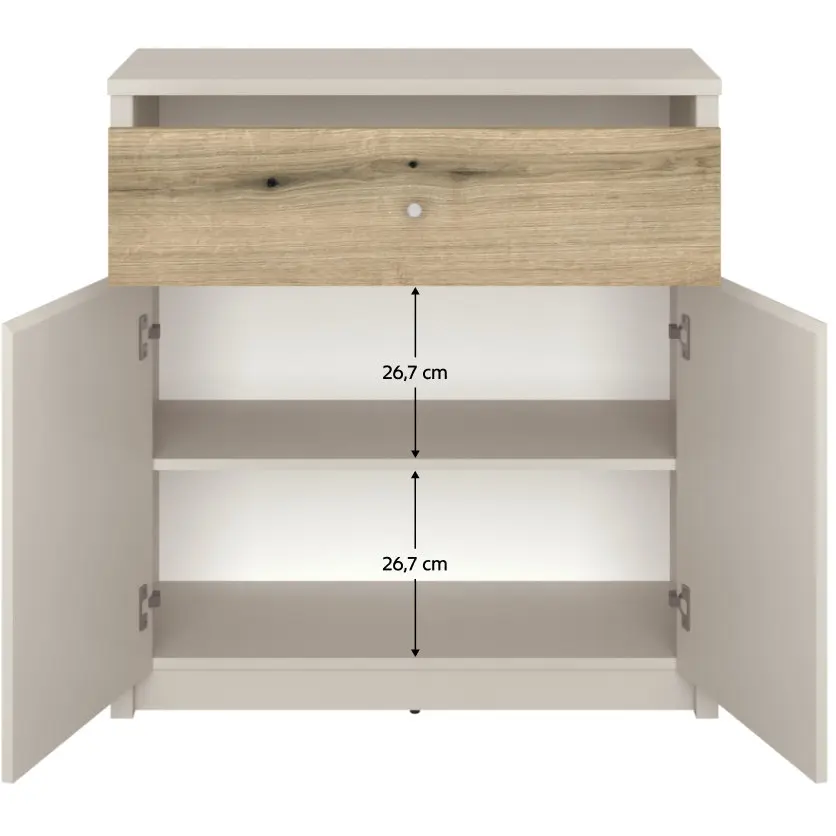 Tumba Tempo Kondela Karos 2D1S (Cashmere/Evoke Oak) - 2