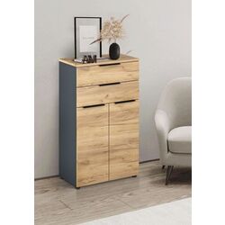 Tumba Tempo Kondela Klaudius Tip 3 (Graphite/Artisan Oak)