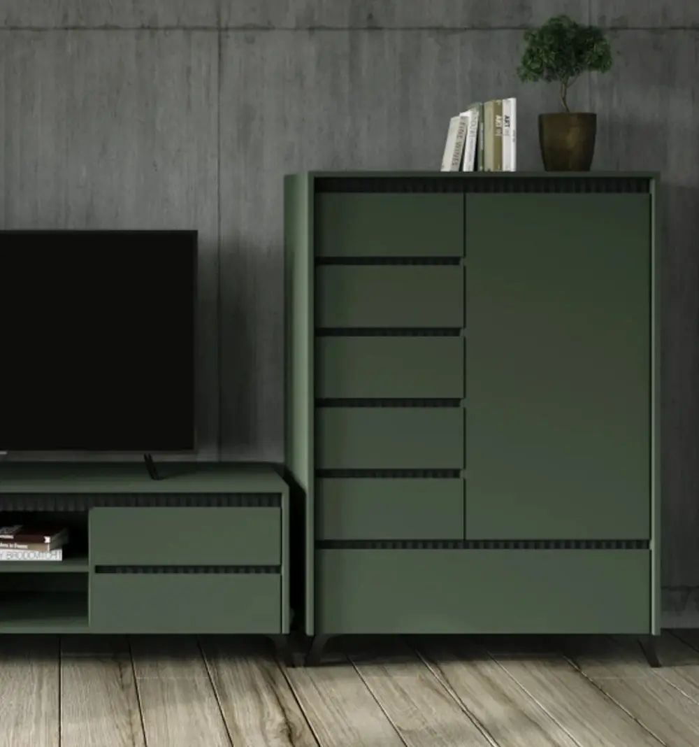 Tumba Tempo Kondela Longy REG1D5S1K (Smoke Green/Black)