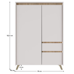 Tumba Tempo Kondela Longy REG2D1S1K (Cashmere/Sonoma Oak) Thumb
