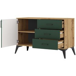 Tumba Tempo Kondela Lugon 1D3S LU3 (Dark Green/Artisan Oak) Thumb