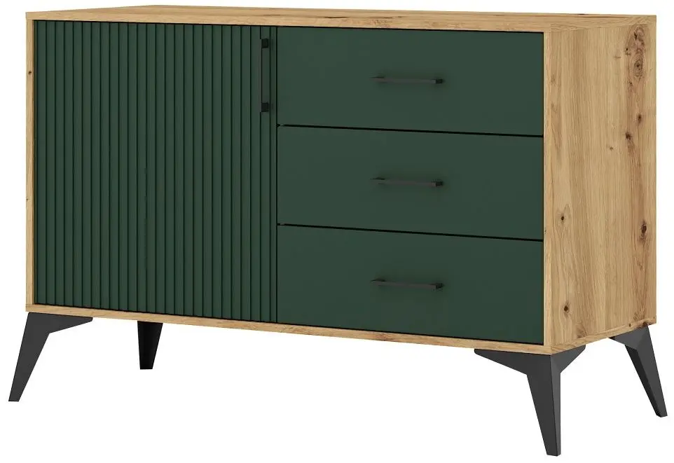 Tumba Tempo Kondela Lugon 1D3S LU3 (Dark Green/Artisan Oak) - 7