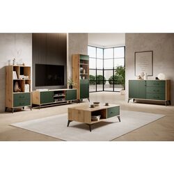 Tumba Tempo Kondela Lugon 1D3S LU3 (Dark Green/Artisan Oak) Thumb