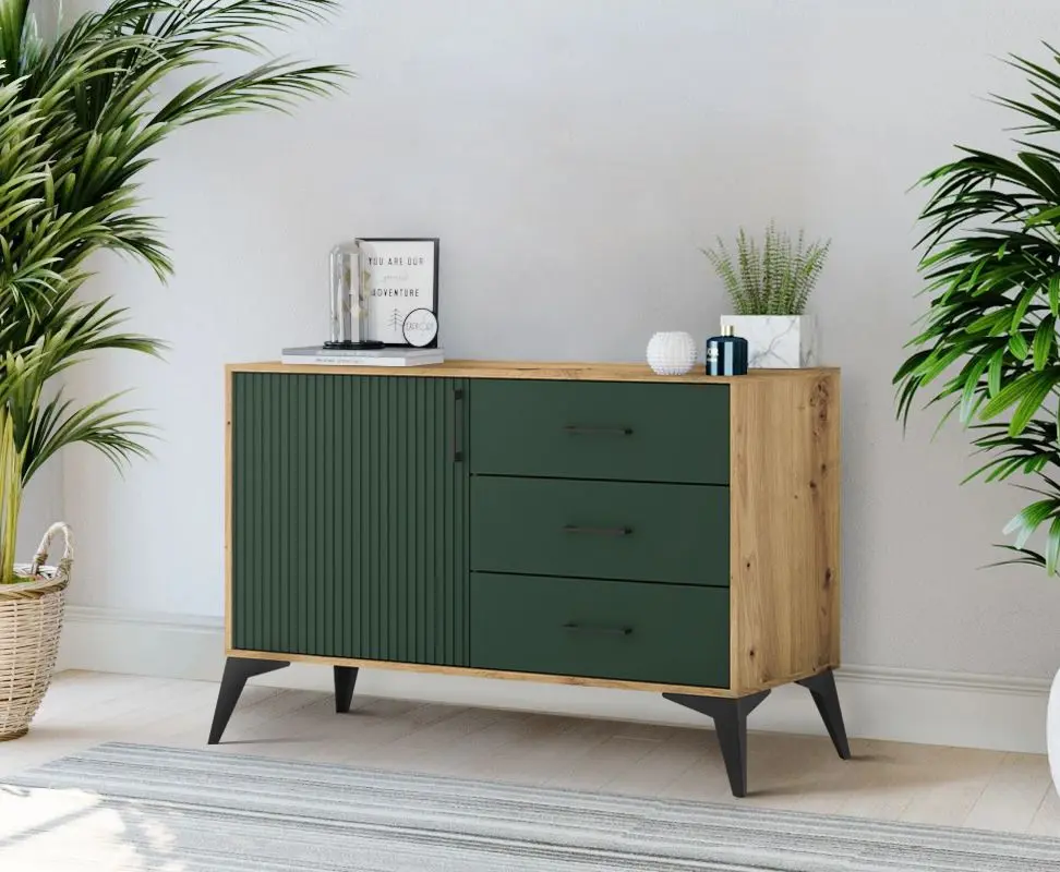 Tumba Tempo Kondela Lugon 1D3S LU3 (Dark Green/Artisan Oak)